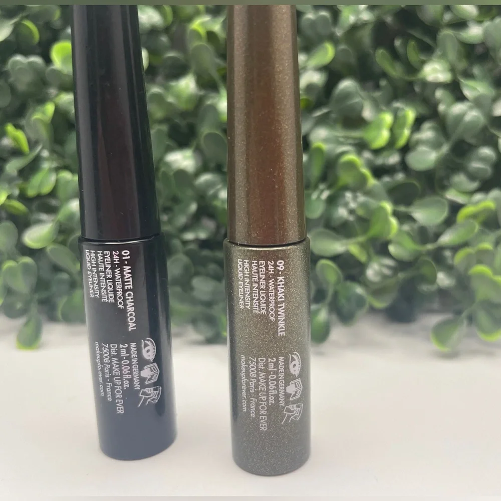 BUNDLE - NWOB - 2 Make Up For Ever Aqua Resist Color Ink eyeliners